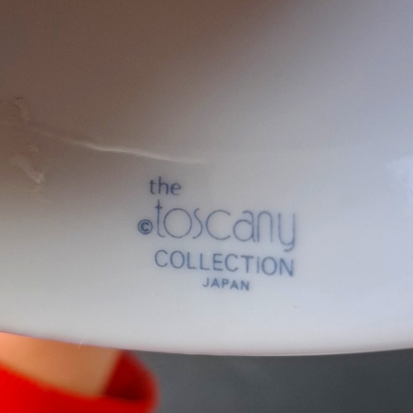 Vintage 80s 10.5" pedestal cake stand by "Toscany Collection " Japan - Picture 6 of 7